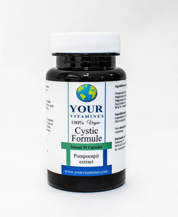 Your Vitamines Cystic Formule 50 VCAPS (Blaas spier versterker)