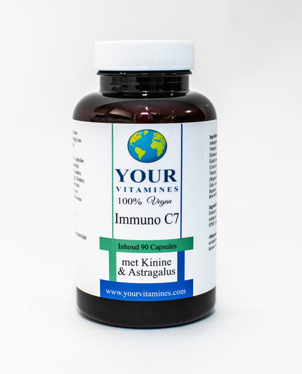 Your Vitamines Immuno C7 met Kinine & Astragalus -Weerstand Complex 90 VCAPS